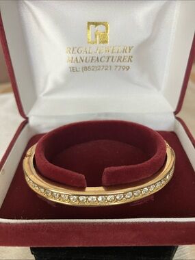 Regal Jewelry Gold Tone Bangle Bracelet